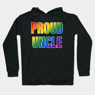 Rainbow Proud Uncle LGBTQ Pride Hoodie